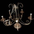 Kroonluchter metaal zilver zilveren, Ophalen, Zo goed als nieuw, Metaal