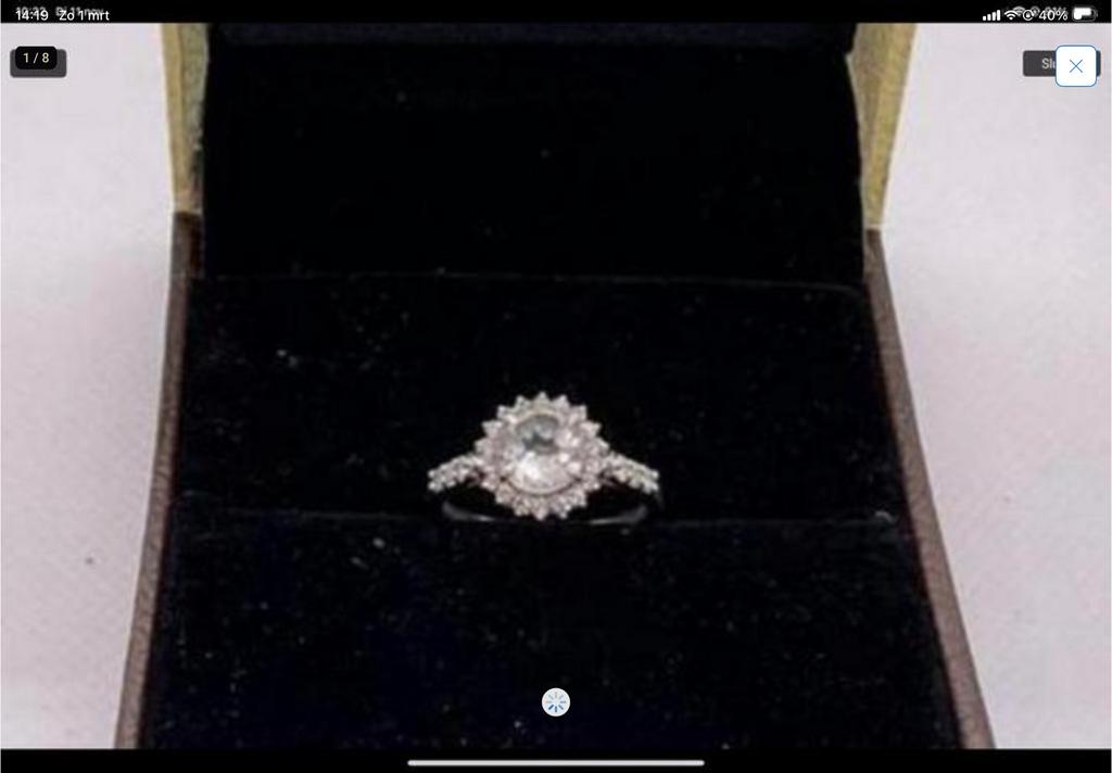 Ring goud met diamanten  en rockchrystal, Nieuw, Ophalen of Verzenden, 17 tot 18, Dame