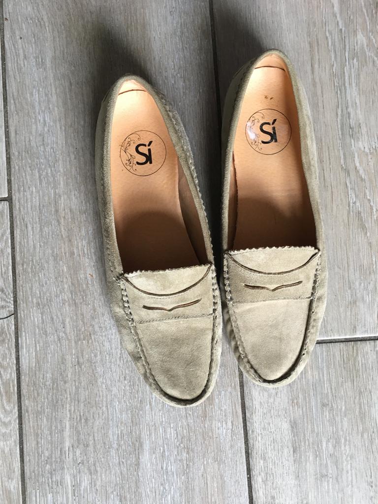 Si instappers groen maat 41, Instappers, Ophalen of Verzenden, Zo goed als nieuw, Groen