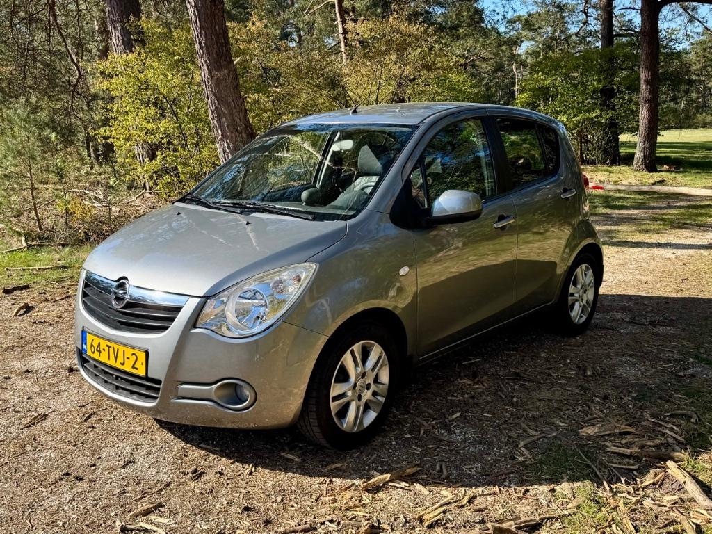 Opel Agila 1.2 Airco Trekhaak NAP APK 2027, Voorwielaandrijving, Stof, 40 €/maand, 4 cilinders