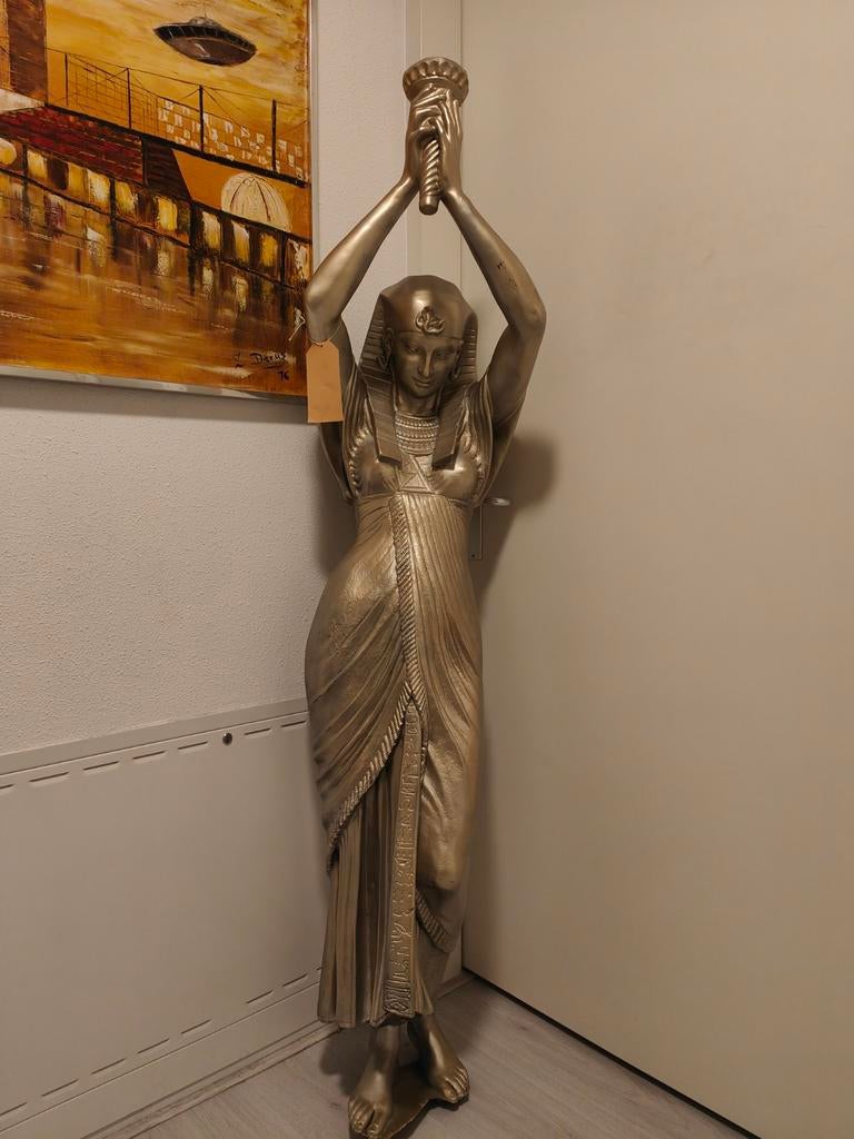 Egyptische Vrouw / Cleopatra 170 cm – Beeld / Lamp, Ophalen