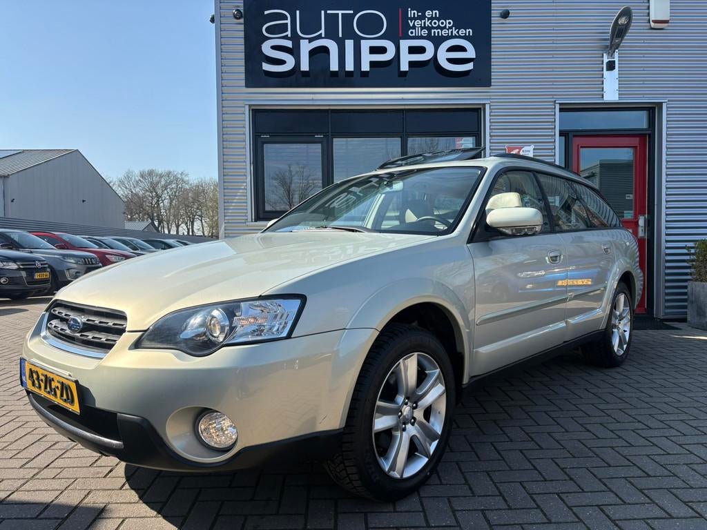 Subaru Outback 3.0R -4X4-245 PK-AUTOMAAT-VOLLEDER-OPEN DAK-S, Auto's, Subaru, Automaat, Gebruikt, Beige, 1520 kg