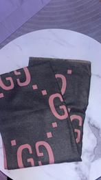 Luxe GG Sjaal dubbelzijdig -Nieuw, Ophalen of Verzenden, Zo goed als nieuw, Zwart