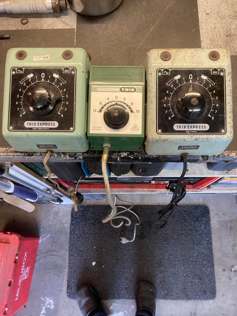 Trein travo,s Trix model spoor, Ophalen of Verzenden, Gebruikt, Gelijkstroom, Overige merken