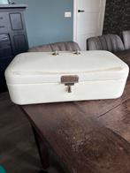 Crème emaille brocante vintage brooddoos, Antiek en Kunst, Ophalen of Verzenden