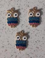 Uil glitter bedels, Ophalen of Verzenden, Nieuw, Bedel