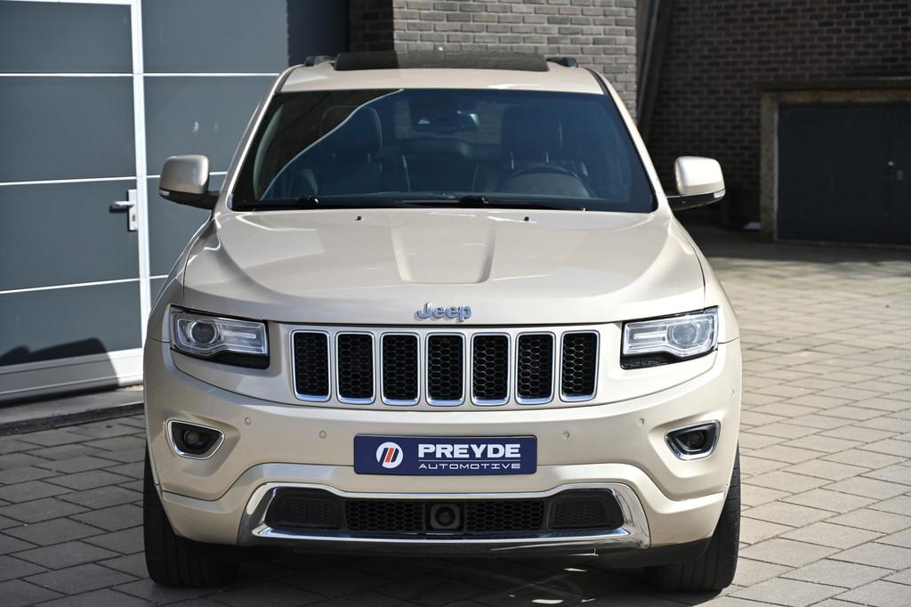 Jeep Grand Cherokee 3.0 CRD Overland Adaptive Cruise, Pano,, Auto's, Euro 5, Verwarming stoelen achter, Gebruikt, Overige kleuren