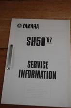 Yamaha SH50 Mint service informatie 1987, Ophalen of Verzenden, Nieuw