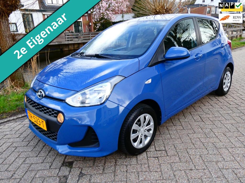 Hyundai I10 1.0i Comfort 2e eig. Airco Cruise Navi 157.000km, Voorwielaandrijving, Stof, Gebruikt, Origineel Nederlands