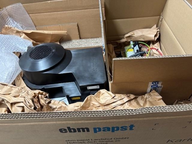 EBM Papst Radiaal/Centrifugaalventilatorset 8000 Watt nieuw, Ophalen of Verzenden, Nieuw