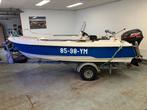 console boot met trailer, Watersport en Boten, Ophalen, 10 tot 30 pk, Gebruikt, 3 tot 6 meter