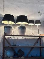 Mooie lampenset set tafellamp 4 stuks alleen ophalen 40,-, Ophalen, N, N, Rond