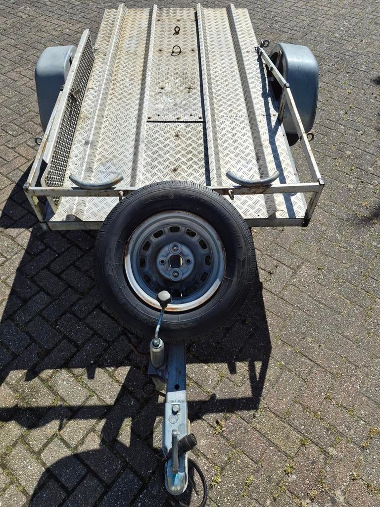 Motoraanhanger voor 1 of 2 motoren, Auto diversen, Aanhangers en Bagagewagens, Ophalen of Verzenden