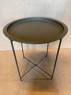 Bijzettafeltje inklapbaar, Huis en Inrichting, Tafels | Bijzettafels, 45 tot 60 cm, Minder dan 55 cm, Gebruikt, Metaal of Aluminium