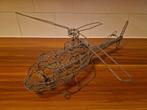 Te Koop: Designhelikopter gemaakt van staaldraad, Overige merken, Helikopter, Ophalen of Verzenden, Zo goed als nieuw