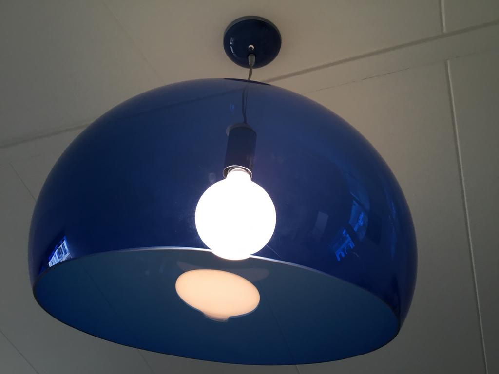 Kartell FL/Y Icon hanging lamp 52 cm, Kunststof, Ophalen of Verzenden, Zo goed als nieuw, Minimalistisch