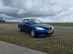 Honda Civic 1.7 vtec Coupe LS 2005 Blauw, Auto's, Voorwielaandrijving, Zwart, 4 cilinders, Blauw