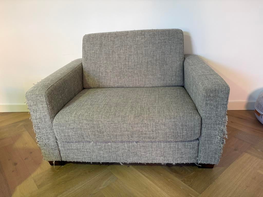 Loveseat en 3 zits bank njoy divana goossens, Ophalen, Gebruikt, Overige maten, 75 tot 100 cm