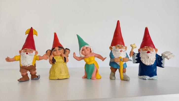 David de kabouter figuren, Verzamelen, Poppetjes en Figuurtjes, Zo goed als nieuw, Ophalen of Verzenden