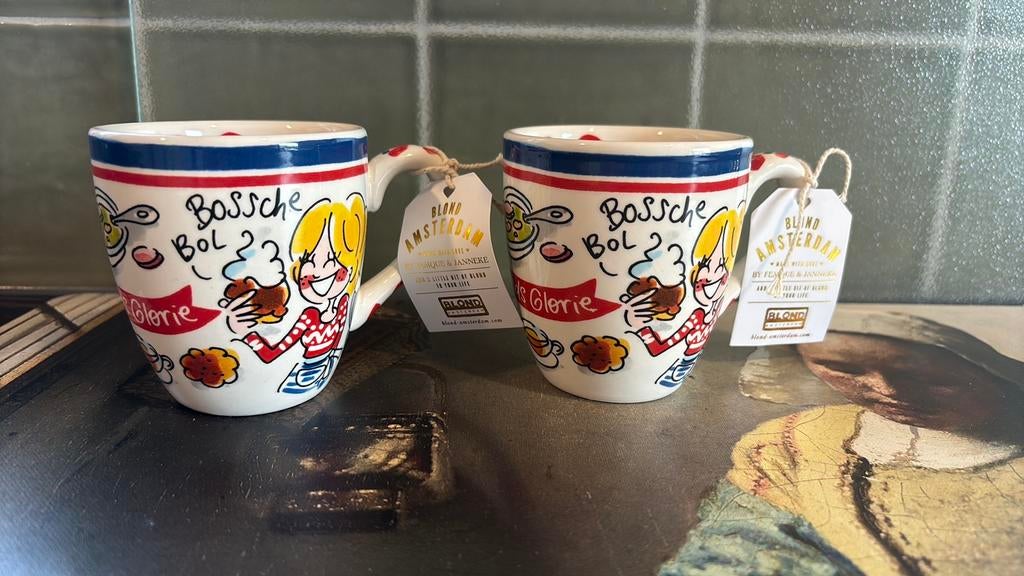 2 kopjes blond amsterdam nieuw !!, Ophalen, Blond Amsterdam, Nieuw, Kop(pen) en/of Schotel(s)