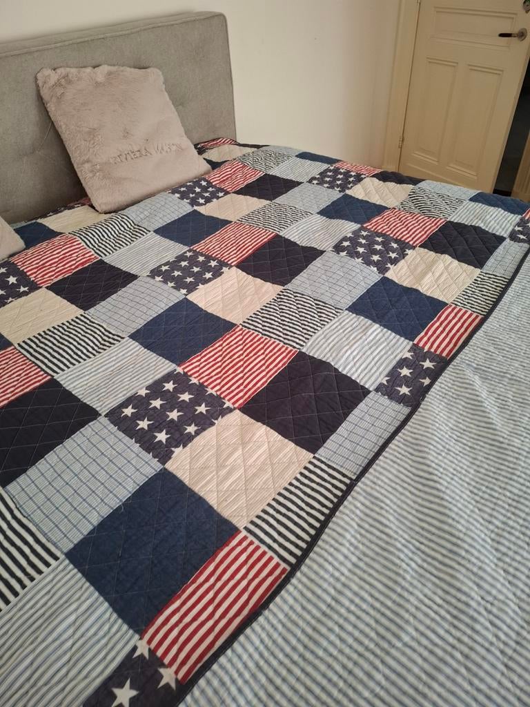 Nieuwe Clayre & eef grote 
plaid/ sprei/ deken, Ophalen, 150 tot 200 cm, Rechthoekig, Nieuw