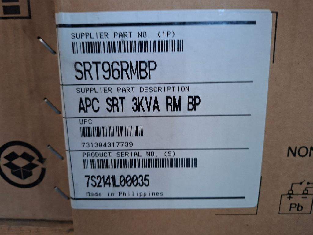 2x APC Smart-UPS SRT 96V 3kVA RM Battery Pack, Ophalen, Nieuw