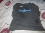 Nw antraciet shirtje met haai The big One Tex  maat 98/104, Kinderen en Baby's, Kinderkleding | Maat 98, Tex, Nieuw, Ophalen of Verzenden