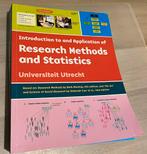 Boek: Research Methods and Statistics Universiteit Utrecht, Ophalen of Verzenden, Gamma, Zo goed als nieuw, WO