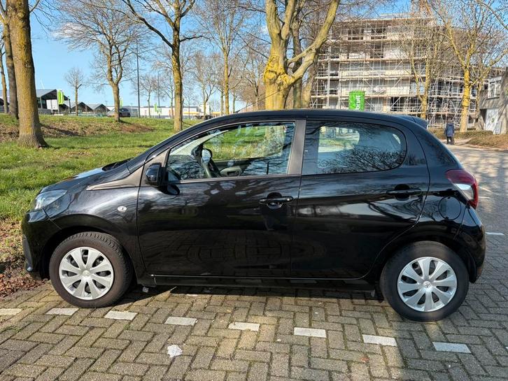 Peugeot 108 1.0 E-vti 72pk 5D 2019 Zwart, Auto's, Peugeot, Particulier, Airbags, Bluetooth, Boordcomputer, Centrale vergrendeling