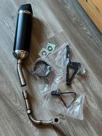 Sportuitlaat QeXtreme (Akrapovic style) voor GY6  4-Takt, Ophalen of Verzenden, Nieuw