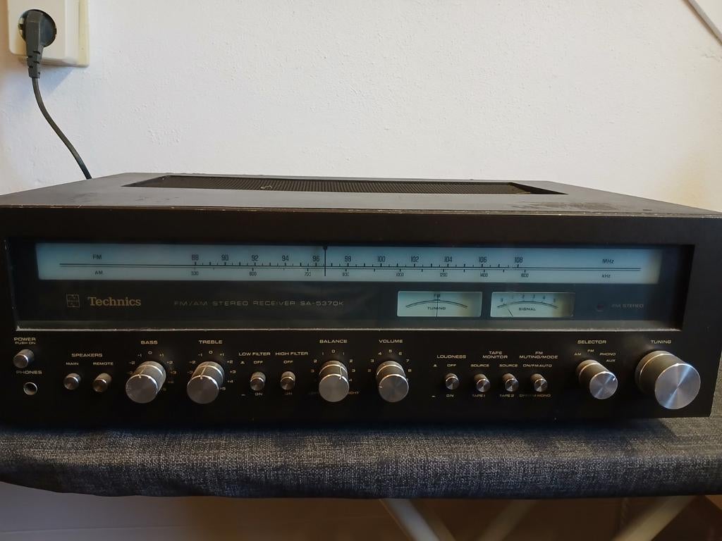 Technics SA 5370K tuner versterker, Overige merken, Gebruikt, Ophalen of Verzenden, Minder dan 60 watt