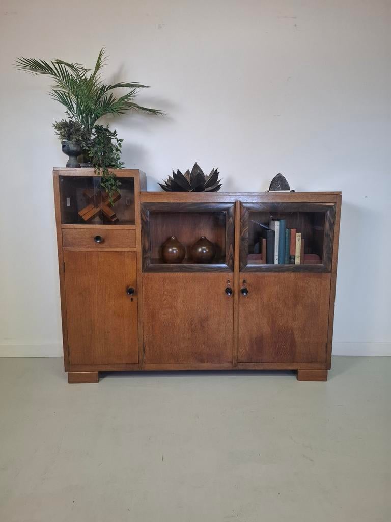Art deco dressoir Amsterdamse school kast Haagse school, Antiek en Kunst, Ophalen of Verzenden