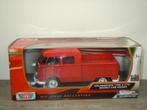VW Volkswagen T1 Type 2 Double Cab Pickup - Motor Max 1:24, Auto, Verzenden, Motor max, Zo goed als nieuw
