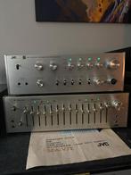 JVC 4-kanaals Geïntegreerde Versterker, Equaliser & Pickup, Ophalen, JVC, Minder dan 60 watt, Gebruikt