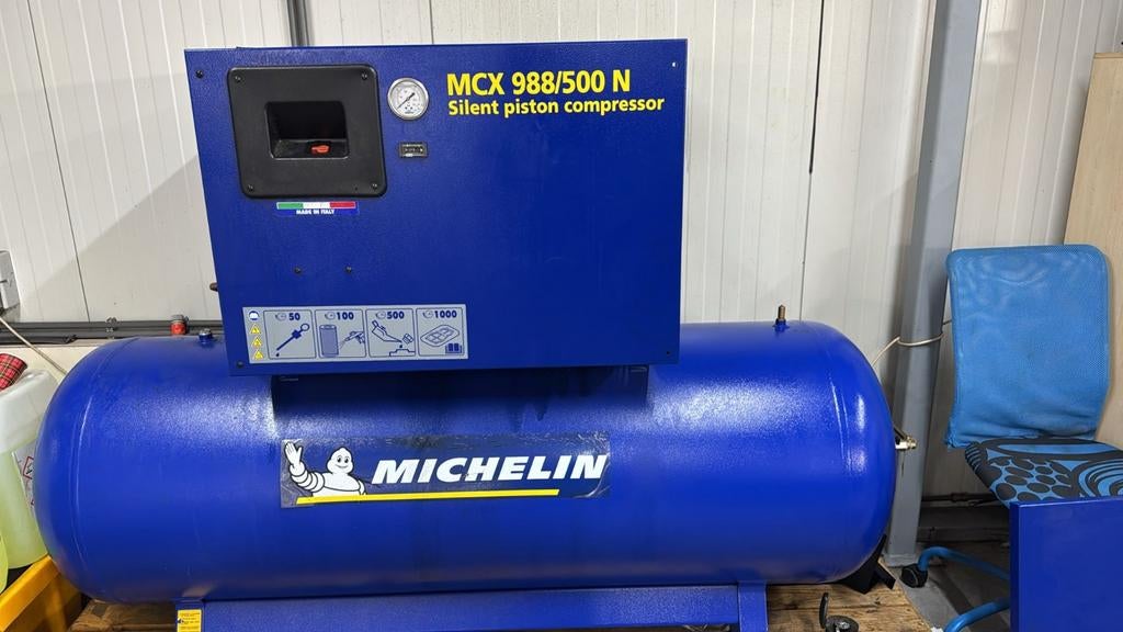 Michelin MCX 988/500 N Silent met nwe zuigercompressor, Ophalen of Verzenden, Nieuw