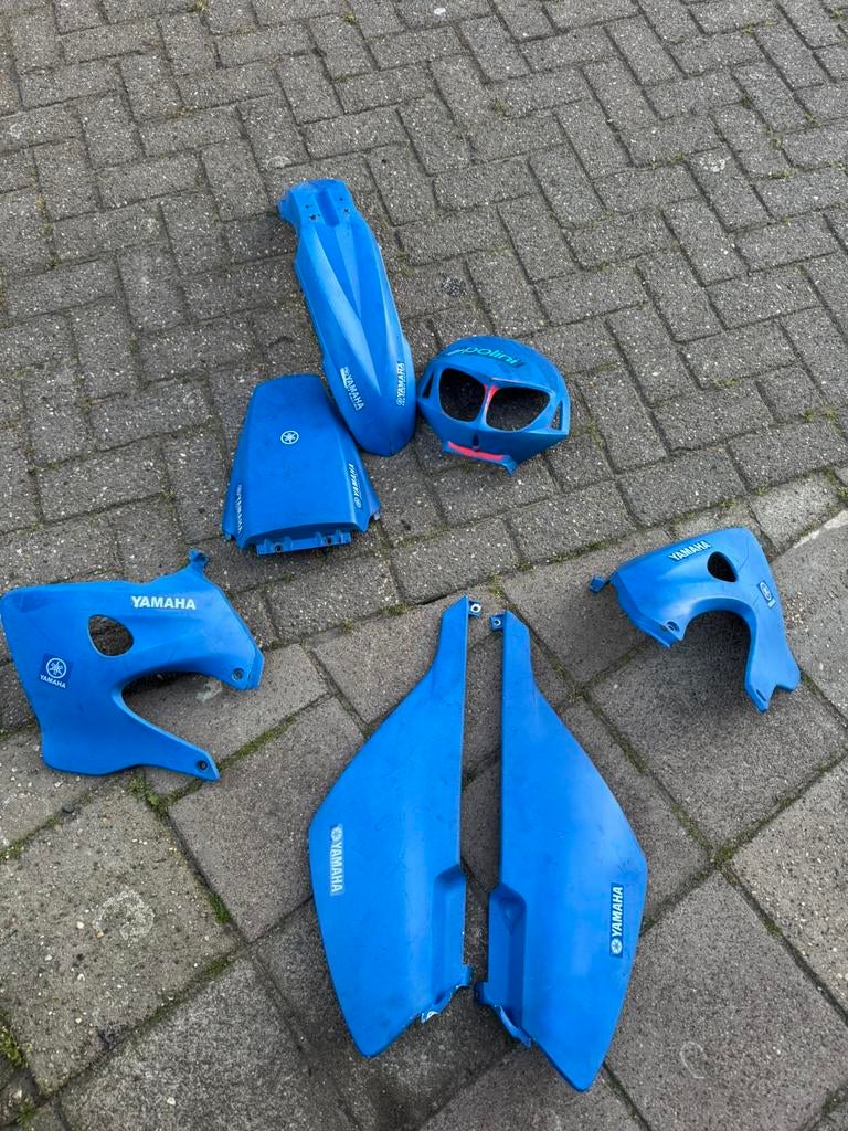 Kappenset derbi senda xtreme / xrace tot 2010 blauw, Ophalen of Verzenden, Zo goed als nieuw, Kap
