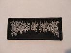 Cradle of Filth 2000 blue Grape logo patch embleem metal, Ophalen of Verzenden, Gebruikt, Kleding