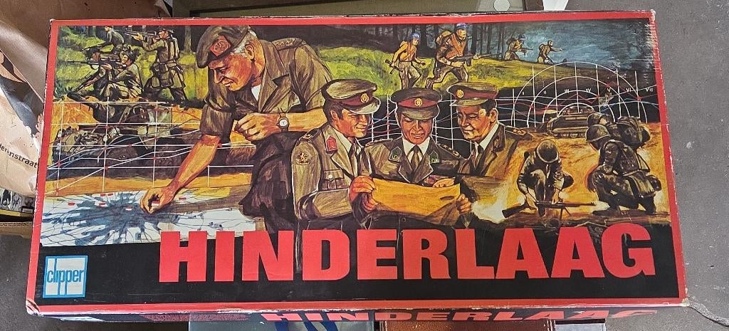 Bordspel Hinderlaag Clipper 1973, Hobby en Vrije tijd, Gezelschapsspellen | Bordspellen, Ophalen, Gebruikt, Clipper, Xx