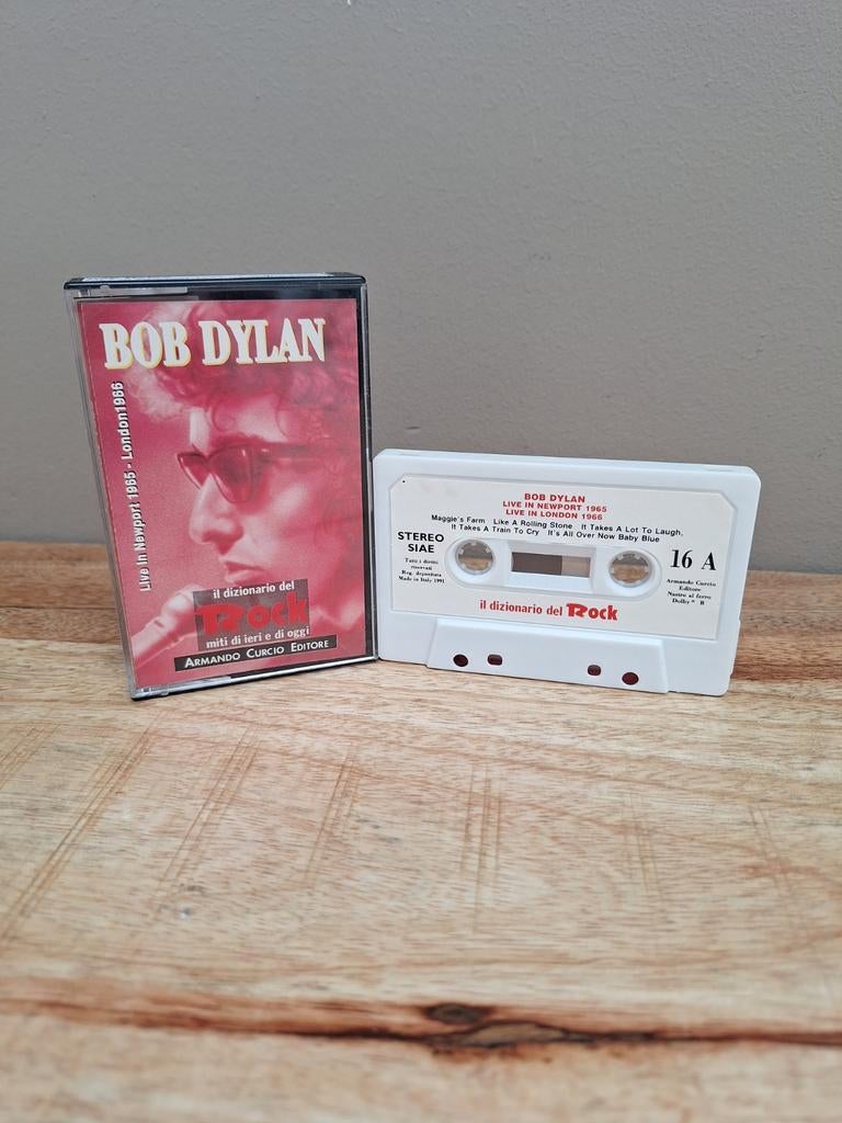 Bob Dylan - Live in Newport 1965 / Live in London 1966, Gebruikt, 1 bandje, Ophalen of Verzenden, Origineel