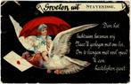 Stavenisse - Groeten uit - Duif - rijmpje - 1909, Verzenden, Voor 1920, Zeeland