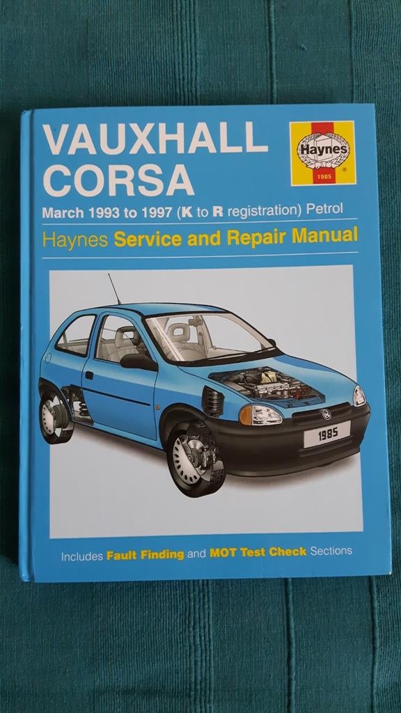Vaagbaak werkplaats repair Opel Corsa Vauxhal 93-97. Alle ty, Ophalen of Verzenden