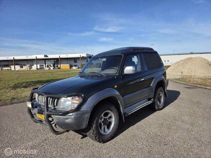 Toyota LandCruiser 90 3.0 HR Blind Van Airco, Auto's, Bestelauto's, Bedrijf, Te koop, ABS, Airbags, Airconditioning, Alarm, Centrale vergrendeling