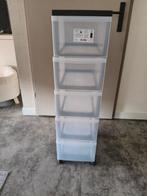 Laden kast kunstof, Ophalen, 50 tot 100 cm, 3 of 4 laden, Minder dan 100 cm