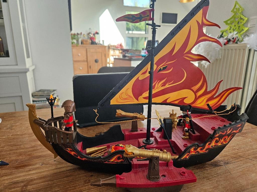 Playmobil Vuurschip 70641, Kinderen en Baby's, Speelgoed | Playmobil, Zo goed als nieuw, Complete set, Ophalen of Verzenden