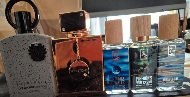 Parfumcollectie: Armaff & The Dua Brand & Lalique, Sieraden, Tassen en Uiterlijk, Uiterlijk | Parfum, Zo goed als nieuw, Ophalen of Verzenden