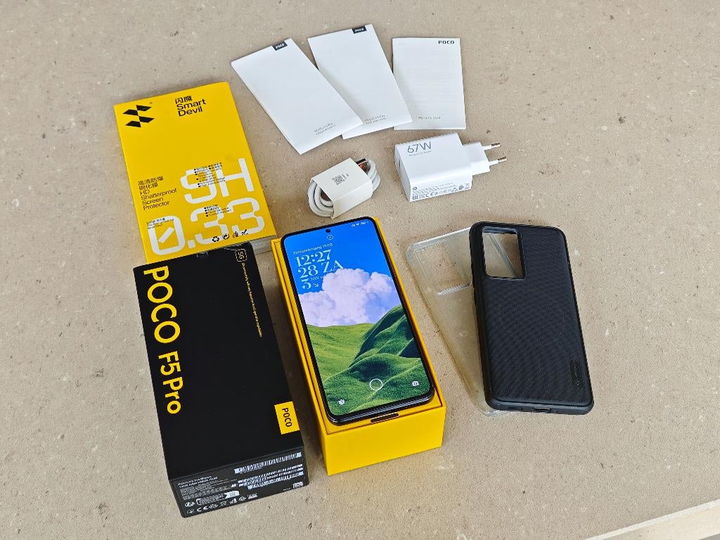 Xiaomi Poco F5 Pro 256GB Zwart, Ophalen of Verzenden, Zo goed als nieuw, Klassiek of Candybar, Zonder simlock