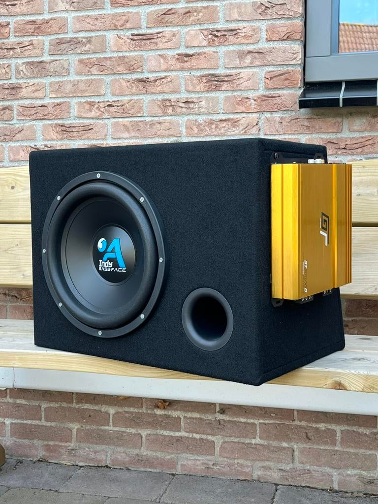 Bassface Subwoofer Set 500W RMS + Monoblok (ZGAN), Auto diversen, Autospeakers, Ophalen, Zo goed als nieuw