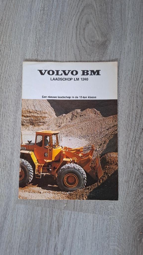 Volvo bm lm 1240 shovel folder, Ophalen of Verzenden, Gelezen