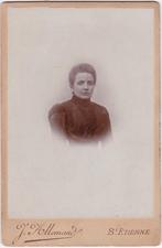 Antiek portret Joséphine Chaize (ca. 1900) - Cabinet Card, Gebruikt, Verzenden, Foto, Voor 1940