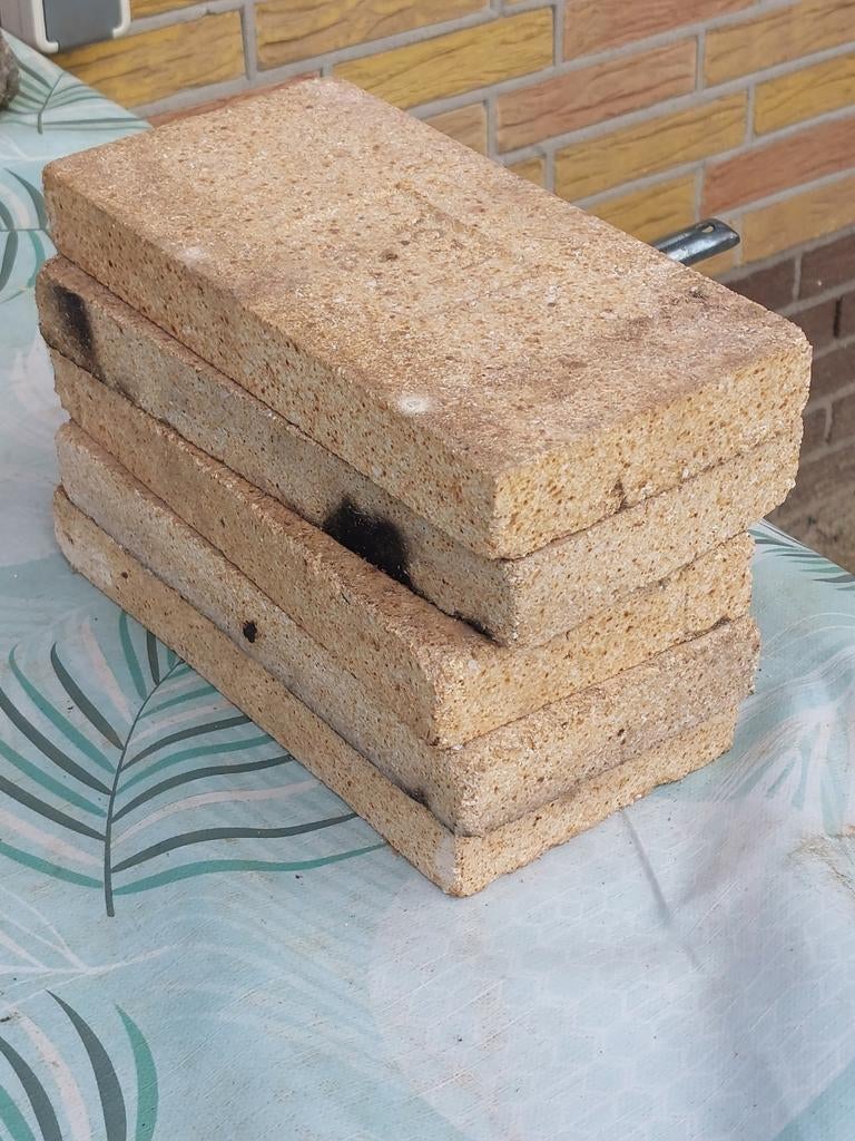 Vuurvaste stenen - Ideaal voor BBQ of oven!, Doe-het-zelf en Verbouw, Metselstenen, Ophalen, Zo goed als nieuw, Overige typen